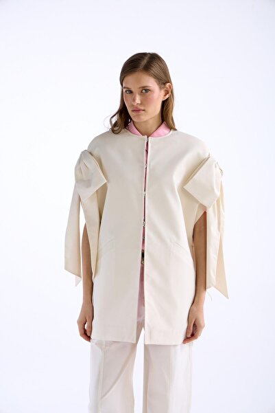 NOK İSTANBUL Love My Ribbon Panço Beyaz