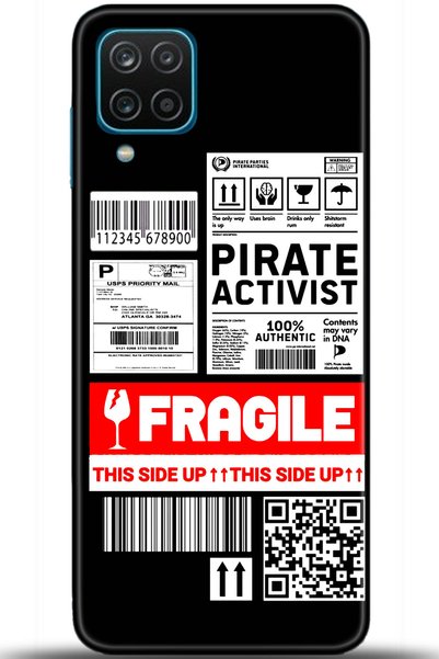 Noprin Samsung Galaxy A12 Case Hd Printed Case - Custody Series 5447