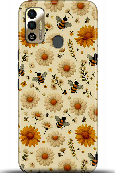 TECNO Spark 7T Kılıf HD Baskılı Kılıf - Custody Series 5428