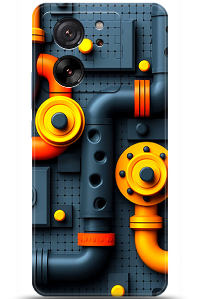 Noprin حافظة هاتف Xiaomi 13T Pro مطبوعة بدقة عالية - سلسلة الحفاظ 5466
