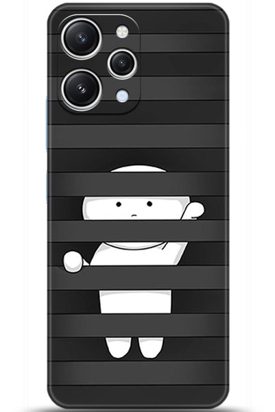 Noprin Xiaomi Redmi 12 Case Hd Printed Case - Custody Series 5478