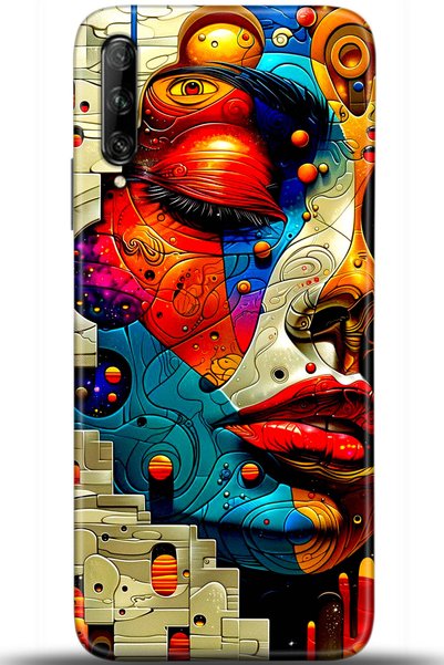 Noprin Huawei P Smart Pro 2019 Case Hd Printed Case - Custody Series 5422