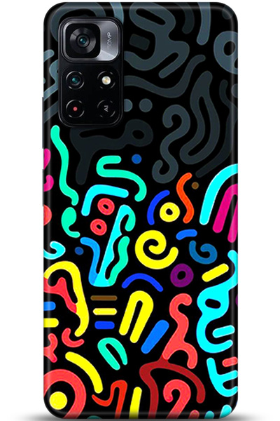 Noprin Xiaomi Poco M4 Pro 5g Case Hd Printed Case - Custody Series 5465