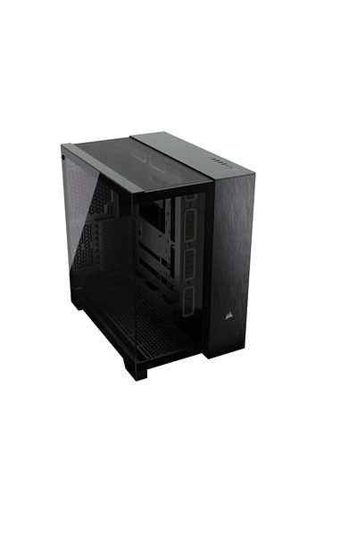 Corsair Carcasa CORSAIR 6500X DUAL CHAMBER OBSIDIAN ALUMINIUM, Mid Tower (Negru)