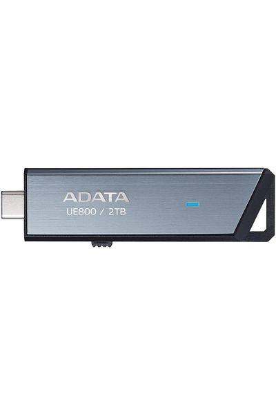 Adata Stick USB ADATA UE800 metalic, 2TB, USB Type-C, R/W up to 1000MB/s, Argintiu