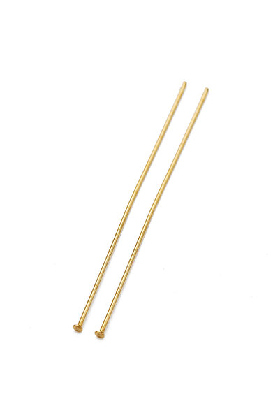 Choice 100 قطعة من دبابيس الإبر المسطحة ذات العيون المصنوعة من الفولاذ المقاو...