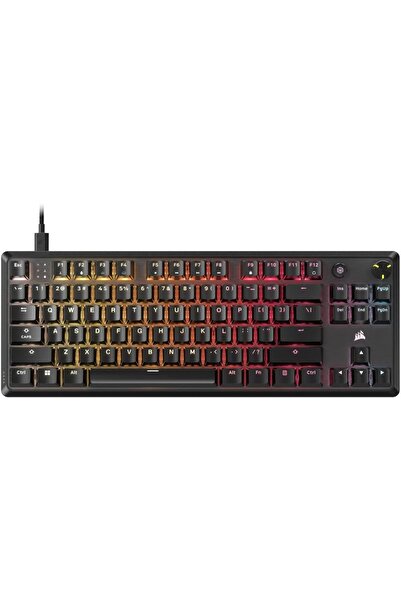 Corsair Corsair K70 Core TKL Mechanical Gaming Keyboard, MLX Red v2 Linear Switches, Sound Dampening