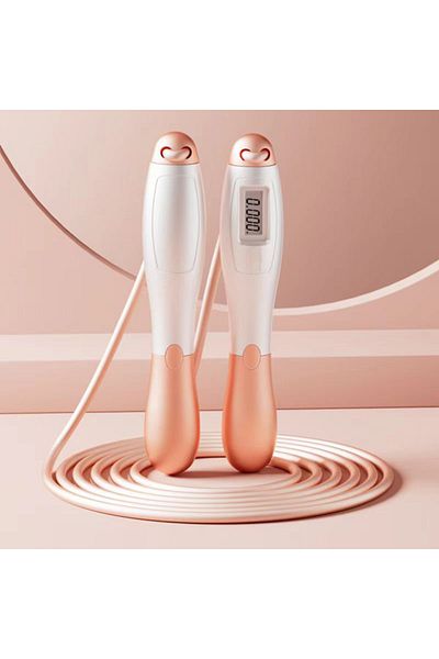 Choice powder 1 set of steel wire rope counting skipping rope sports equipment adult student exam skipping