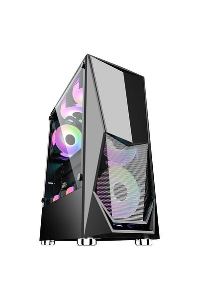 1ST PLAYER Carcasa Gaming 1STPLAYER DK-3, Mid Tower, ATX (Negru)