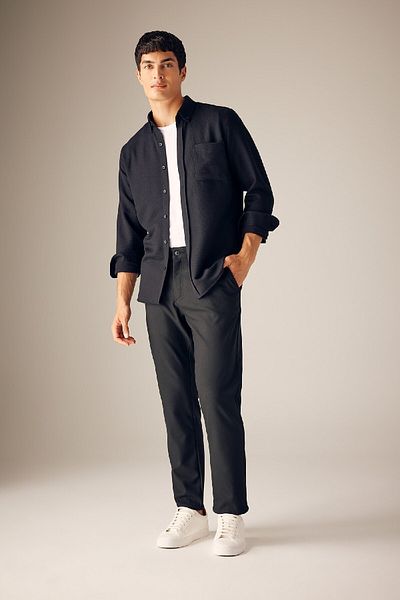 DeFacto Keprové kalhoty Chino - Slim Fit, úzké nohavice, rovná kapsa B2091Ax23Au