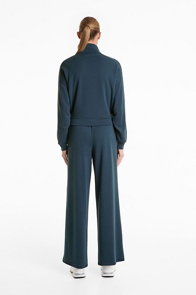 Oysho Soft Touch jacket with modal and contrast side pleat