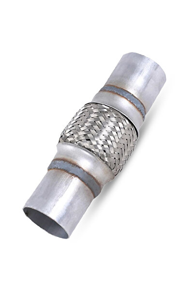 Monlion Egzoz Spiral Flex Borusu, 45mm*190mm,Üniversal Tip, Paslanmaz Çelik Çift Örgülü