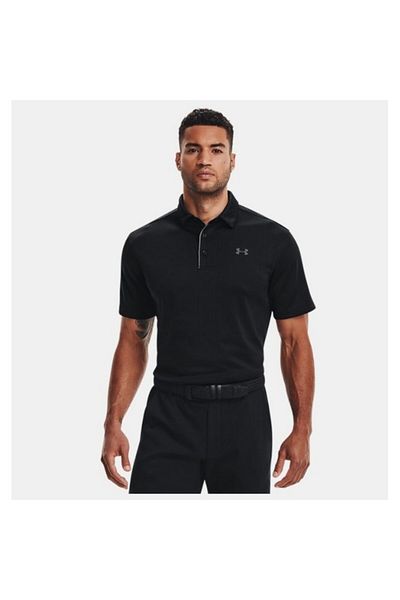 Under Armour Ανδρικό μαύρο μπλουζάκι πόλο Tech