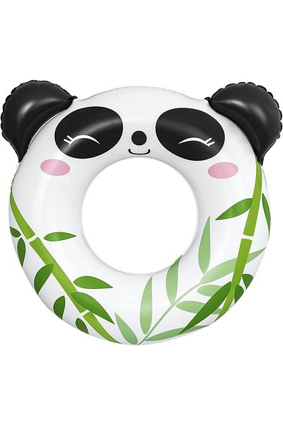 Mıncır Shop Children's Sea Pool Swimming Ring with Panda Figure - 80 cm - (Ages 3 - 6)