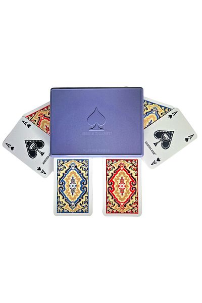 Angora Kem Plastic Boxed - Plastic Double Deck Playing Cards