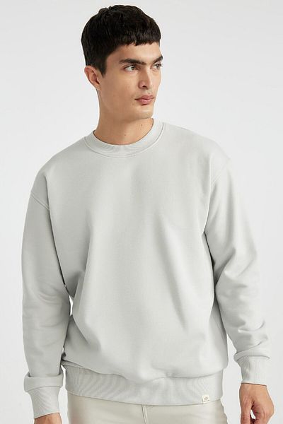 DeFacto Φούτερ Crew Neck Oversize - Wide Fit T5139az24sp