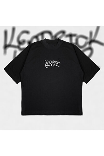 PURE POWER Kendrick Lamar basic supradimensionat Bumbac unisex țesătură groas...