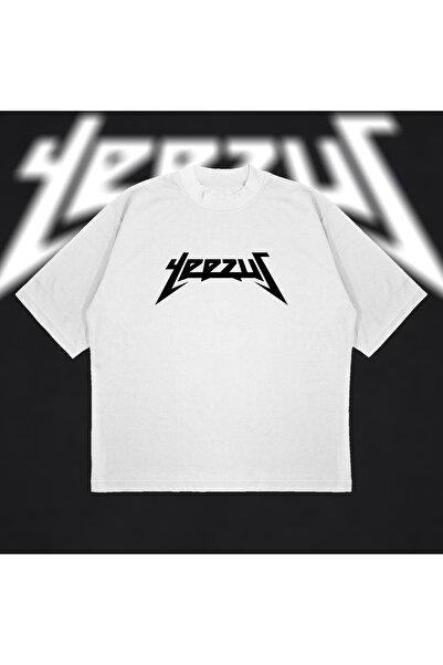 PURE POWER Yeezus basic supradimensionat Bumbac unisex țesătură groasă respirabilă tricou