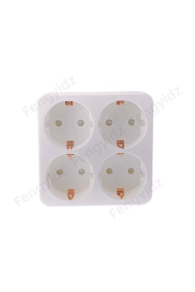 Choice Type 8 European Type Conversion Plug 1 To 2/3/4 Way EU Germany Standard Power Adapter Socket 16A 250