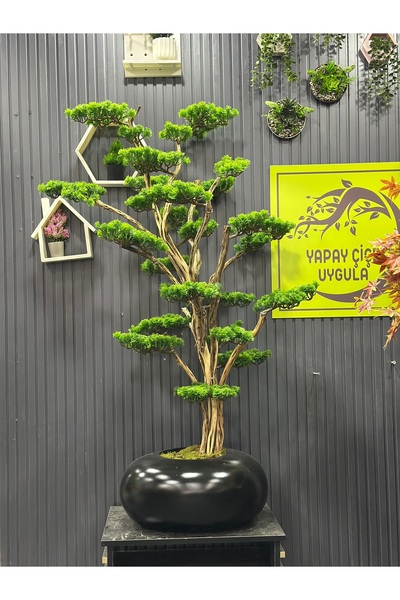 İremÇiçekçilik Yapay Çiçek Uygula 150 Cm Firmamızın Özel Tasarım Bonsai Ağaçı