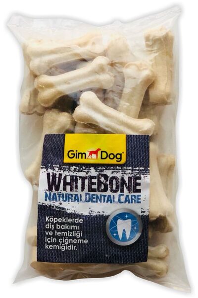 Gimdog Whitebone Köpek Diş Bakımı Temizliği Ödül Çiğneme Kemiği 5.5cm 25li 20...