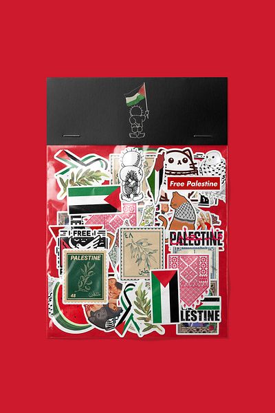 dadi ramba Πακέτο αυτοκόλλητων Palestine - Bullet Journal - Agenda - Planner - Notebook - Αυτοκόλλητο Laptop Sticker