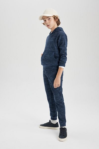 DeFacto Boy's Lace-Up Waist Elastic Leg Pocket Jogger Sweatpants B8915A823Cw
