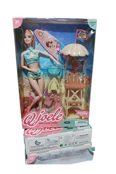 Ailenizin Oyuncakçısı Plaj setli bebek Eklemli Kollar Ve Bacaklar