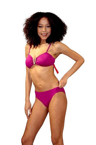 shra mayo Strapless Bikini Suit