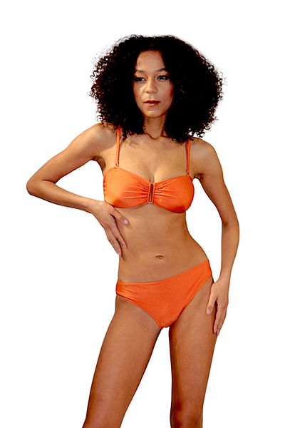 shra mayo Strapless Bikini Suit