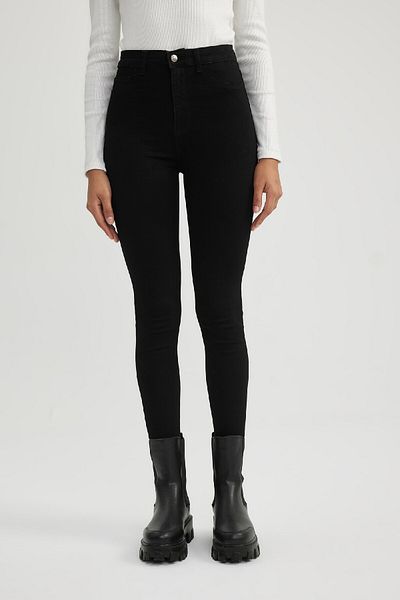 DeFacto Jegging s vysokým pasem - Skinny Leg Basic Jeans B7498Ax24Sp
