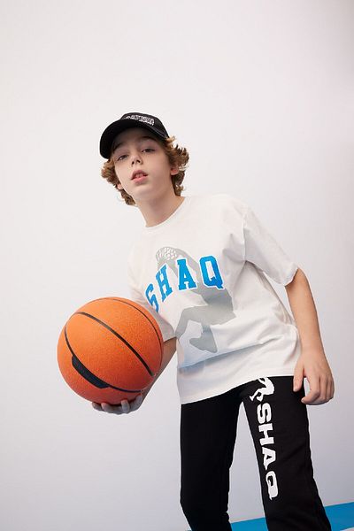 DeFacto Boy Shaquille O'Neal Crew Neck Oversize T-Shirt - Short Sleeve B6817A824Sm