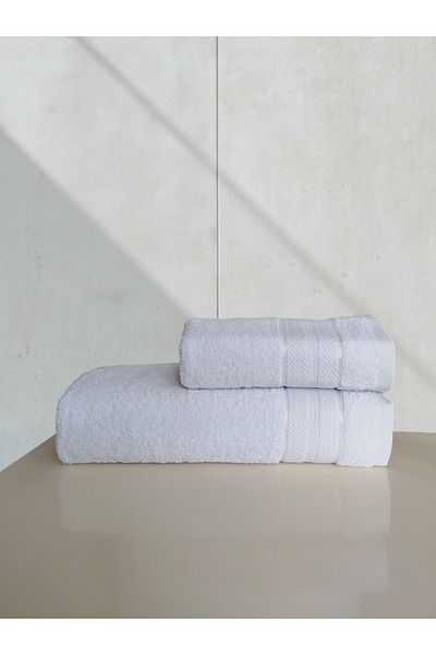 begenal home Cotton 100X150 cm Bath Towel & 50X90 cm Hand Face Towel