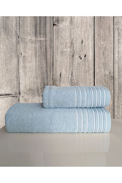 begenal home 100% Cotton Avor 100X150 cm Bath Towel and 50X90 cm Hand Face Towel