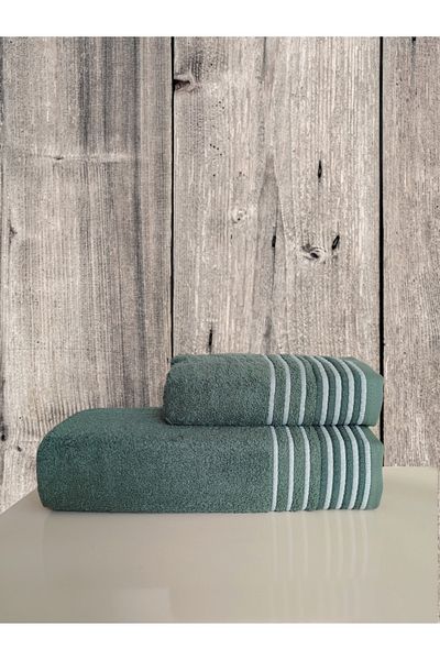 begenal home 100% Cotton Avor 100X150 cm Bath Towel and 50X90 cm Hand Face Towel