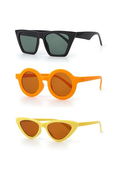 Nilu Moda Children's Sunglasses 3-Piece Deal Set