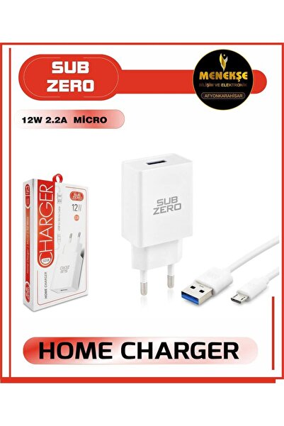 Subzero SG58 12W 2.4A Micro Ev Şarj Aleti