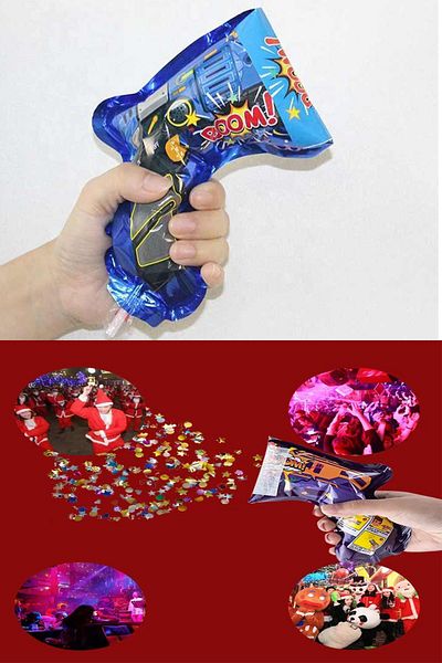 Patladı Gitti Confetti Poppers Shooters Surprise Self Inflatable Confetti