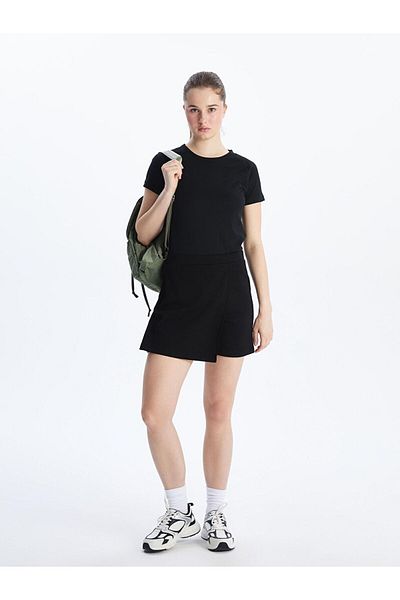 LC Waikiki Women's Sports Shorts Skirt with Elastic Waist