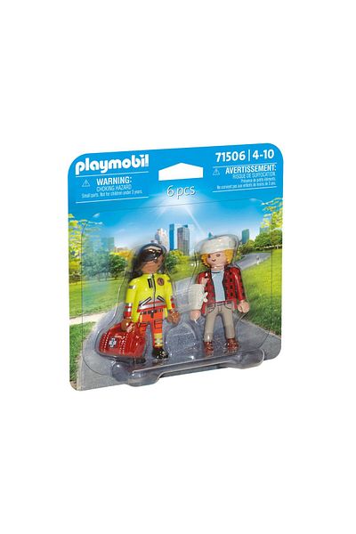 Playmobil Playmobil-SET 2 FIGURINE PARAMEDIC CU PACIENT