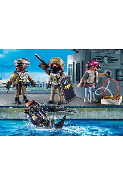Playmobil Playmobil Playset - Swat Team Figurine Set