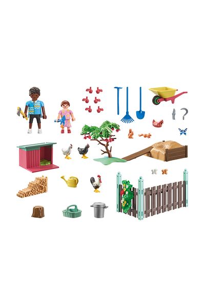 Playmobil Playmobil-MICA FERMA DE PUI DIN GRADINA CASUTEI