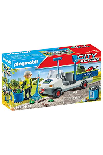 Playmobil - Maturator De Strazi Cu Vehicul