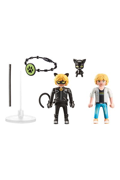 Playmobil -MIRACULOUS ADRIEN SI CAT NOIR
