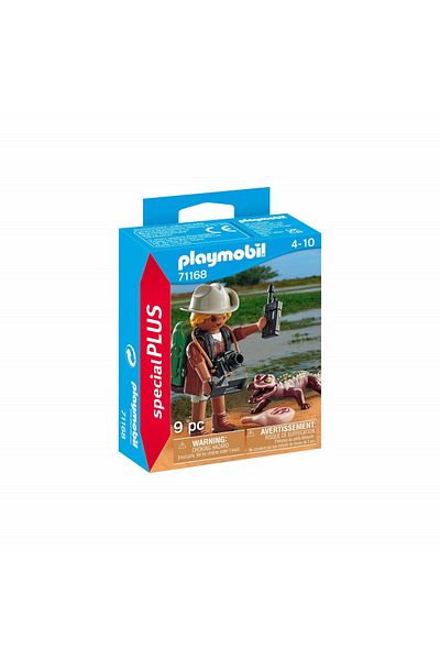 Playmobil FIGURINA CERCETATOR CU ALIGATOR
