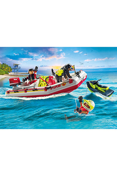 Playmobil -LIFEBOAT WITH WATER SCOOTER
