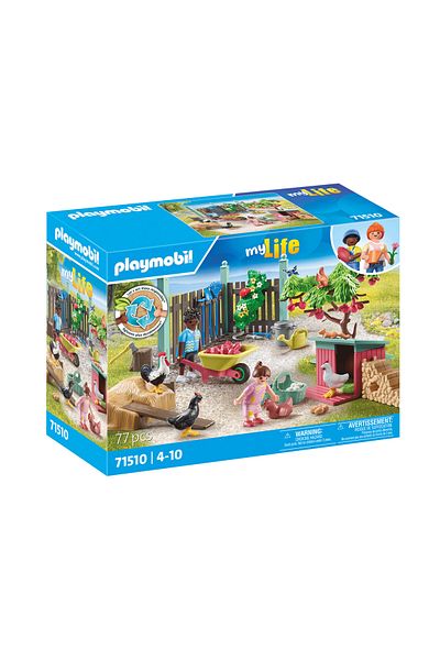 Playmobil Playmobil-MICA FERMA DE PUI DIN GRADINA CASUTEI