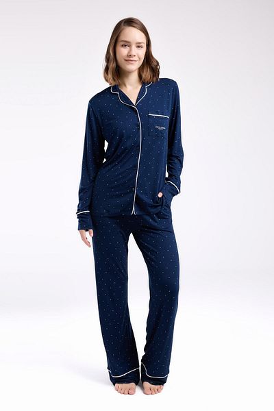 Pierre Cardin Women's Halter Neck Pajama Set