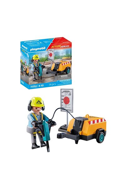 Playmobil - Worker with demolition hammer Playmobil