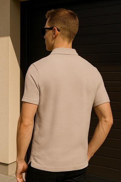 Delpino Ανδρικό βαμβακερό μπλουζάκι Polo Neck Regular Fit